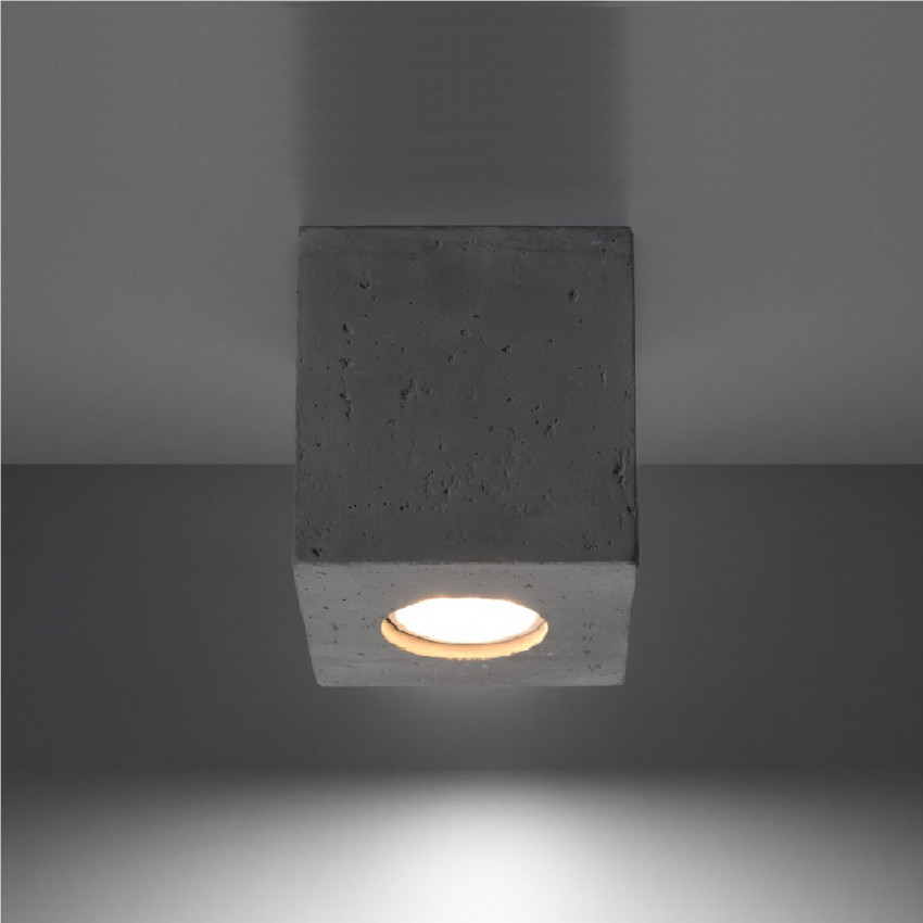 Product of Quad Cement Ceiling Lamp SOLLUX