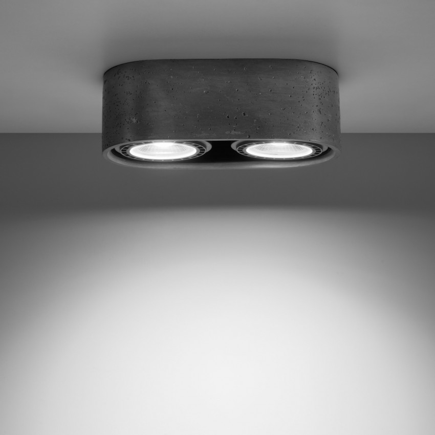 Product of Basic 2 Cement Ceiling Lamp SOLLUX