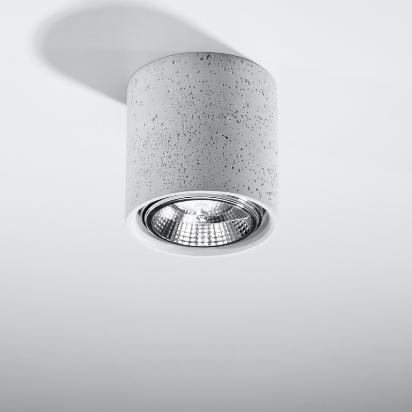 Product of Cullo Cement Ceiling Lamp SOLLUX 