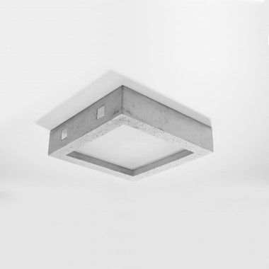 Plafoniera da Soffitto LED in Cemento Riza SOLLUX