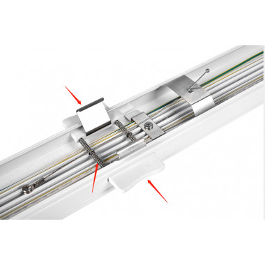 Product van Module  Lineal LED Trunking 40~75W 150lm/w Retrofit Universeel Systeem Pull&Push DALI