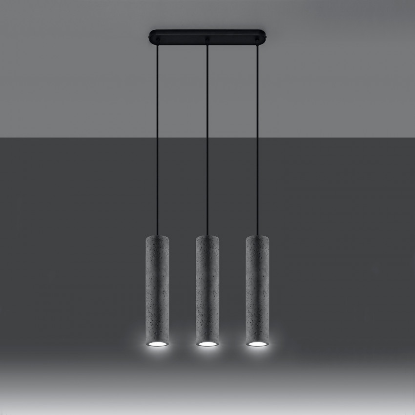 Product of Luvo 3L Concrete Pendant Lamp SOLLUX