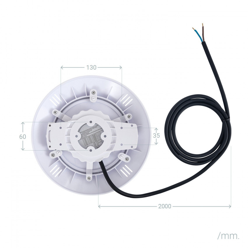 Product of 20W 12V AC/DC PC Submersible LED Surface Pool Light IP68