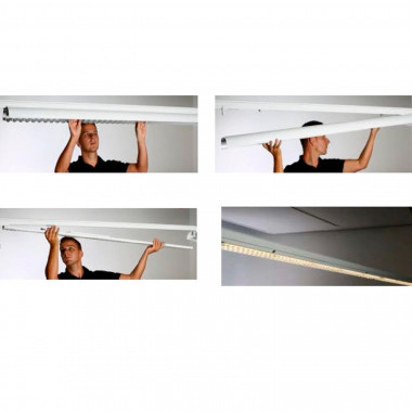 Product van Module  Lineal LED Trunking 40~75W 150lm/w Retrofit Universeel Systeem Pull&Push DALI