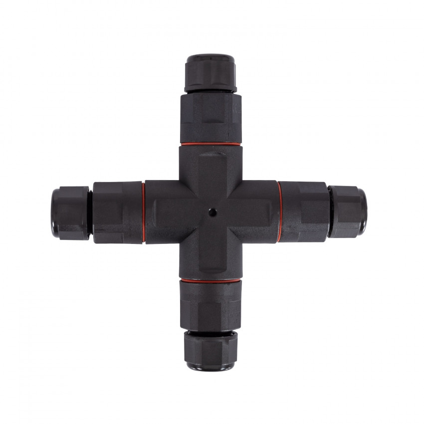 Product van Waterdichte 3-contactkabelconnector Type X met snelkoppeling 0.5mm²-2.5mm² IP68