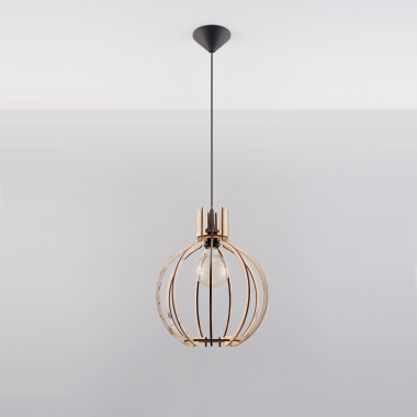 Arancia Wooden Pendant Lamp SOLLUX