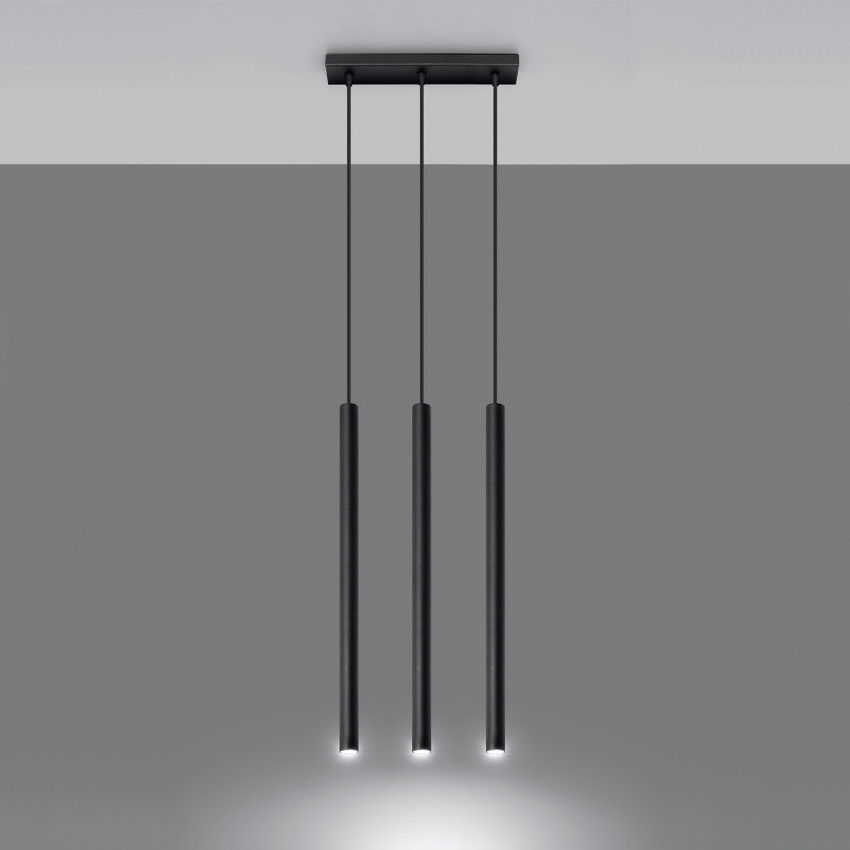 Product of Pastelo 3 Spotlight Metal Pendant Lamp SOLLUX