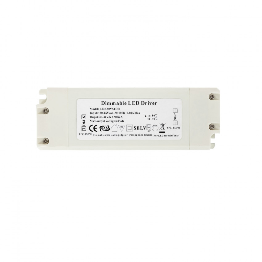 Product of Driver Dimmable TRIAC 220-240V No Flicker Output 30-42V 1500mA 65W