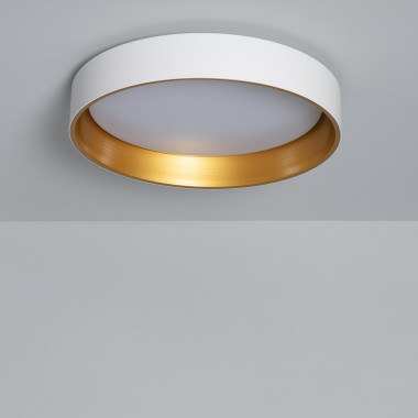 Plafoniera LED 20W Circolare Metallo Ø450 mm CCT Selezionable Broadway