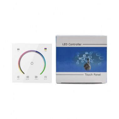 Product of Wall Mounted Tactile Dimmer Controller for 12/24V DC RGBW LED Strips