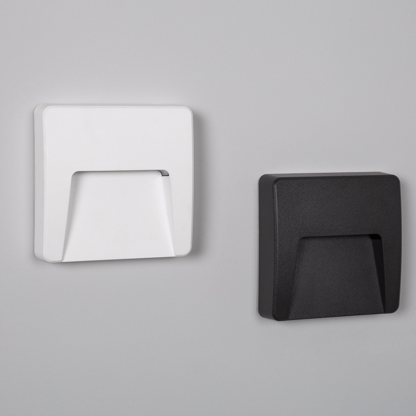 Product of 3W Dag Square Surface Outdoor LED Wall Light in White