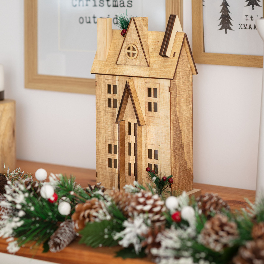 Product of Rumah Wooden LED Christmas House
