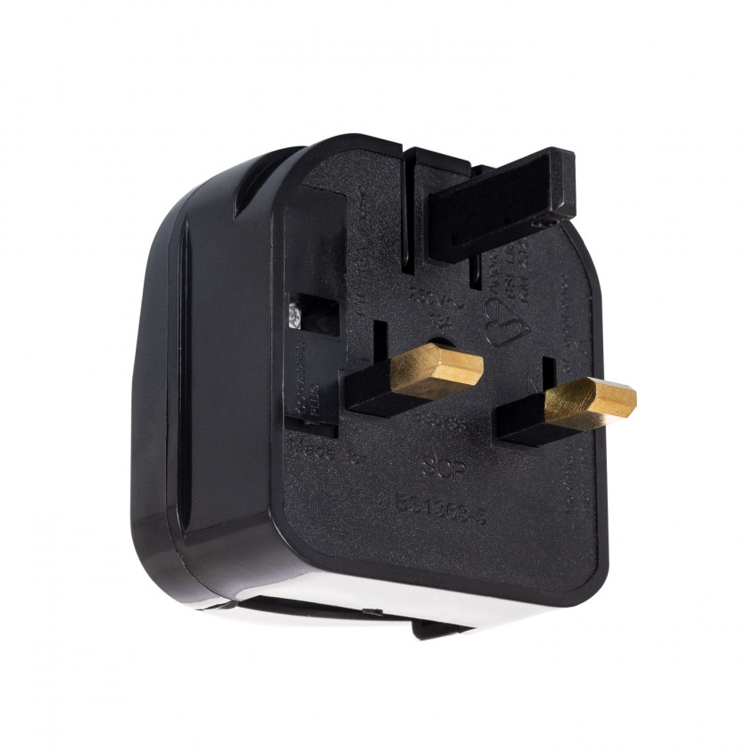 Product of Plug Adapter Type E Wide Head with Straight Cable to Plug Type G (UK)