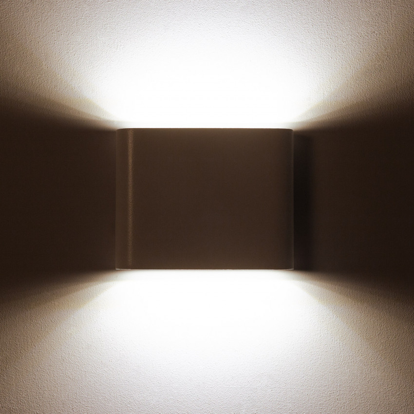 Produkt von LED-Wandleuchte 6W Aussen Doppelseitige Beleuchtung Quadratisch Weiss Zeus