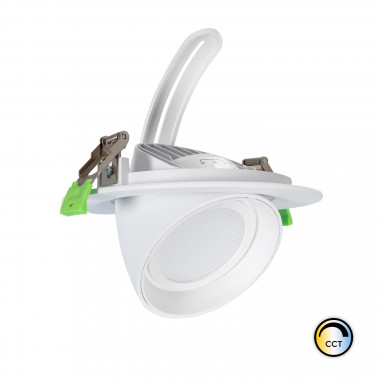38W CCT Selectable Adjustable No Flicker Round 120lm/W LED Downlight OSRAM