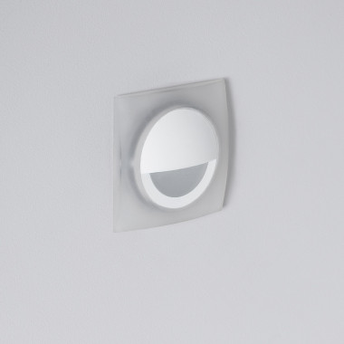 3W Occulare Square Aluminium LED Step Light in White