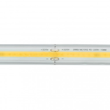 ▷ Acheter Ruban LED COB 220V 50m 16W/m - Flexible - IP65 extérieur Mesure  1m Température Blanc chaud 2300K