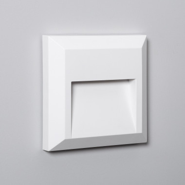1W Byron Square Surface LED Step Light in White