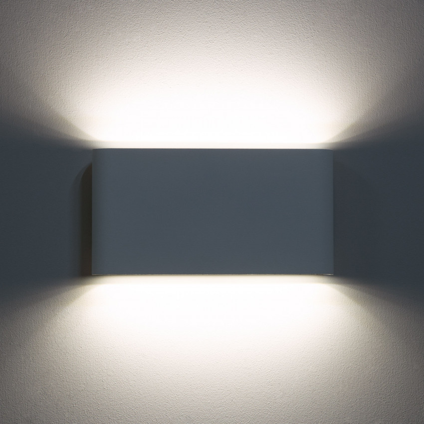 Produkt od Venkovní Nástěnné LED Svítidlo 12W Obdelníkové Oboustranné Osvětlení Bílé Einar 