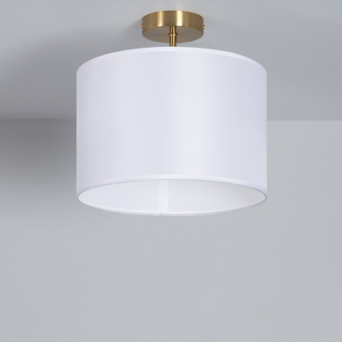 Austen Metal and Fabric Ceiling Lamp