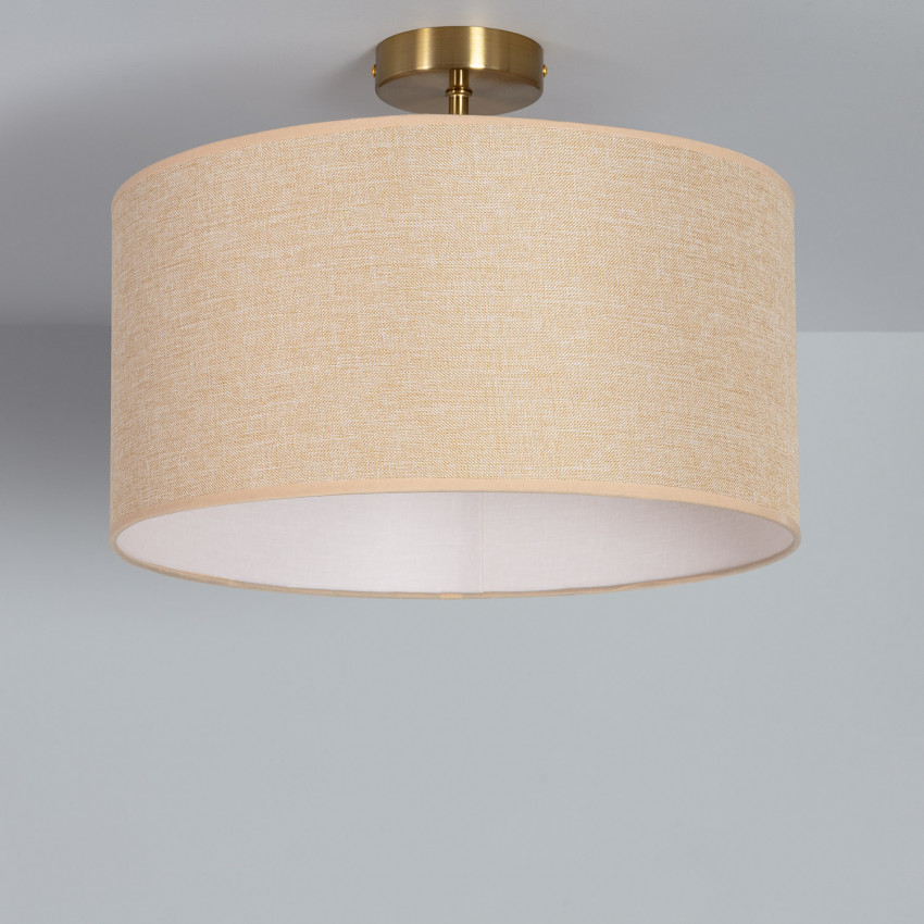 Product of Quiton Metal & Fabric Ceiling Lamp