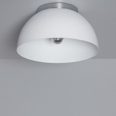 Bosco Silver Aluminium Ceiling Lamp Ø305