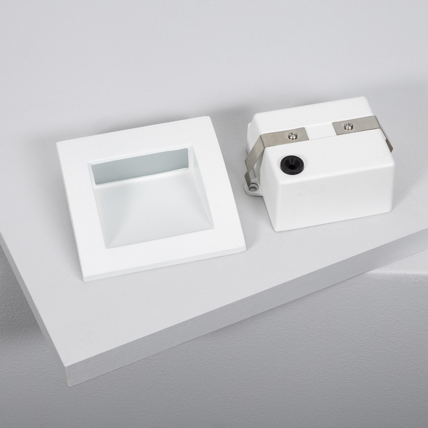 Produkt od Venkovní Zápustné Nástěnné LED Svítidlo 4W Leif Čtvercové v Bílé