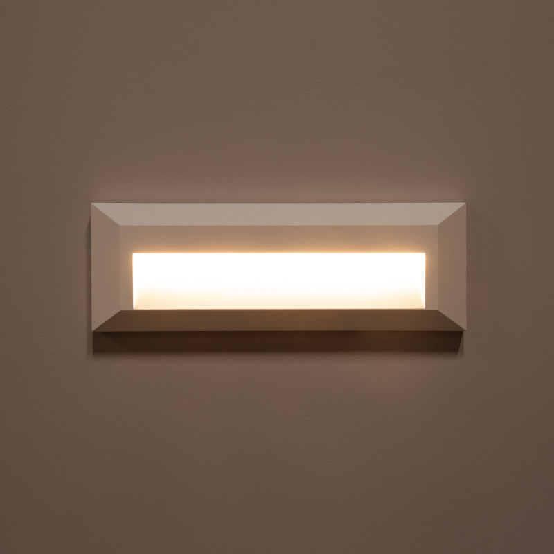 Product of 2W Elide Rectangular Surface Outdoor LED Wall Light in White