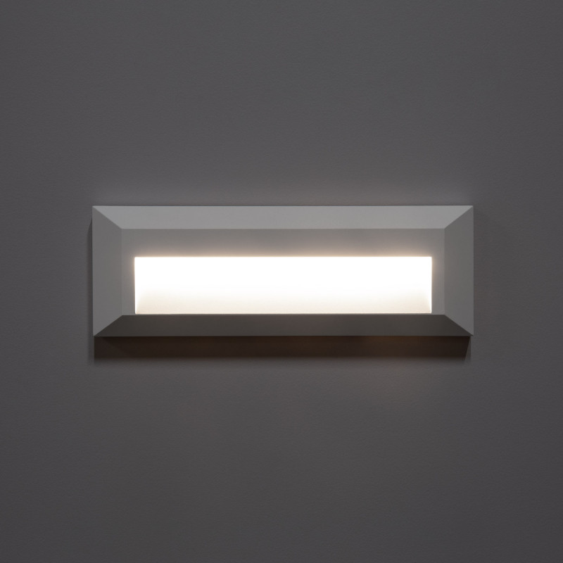 Product of 2W Elide Rectangular Surface Outdoor LED Wall Light in White