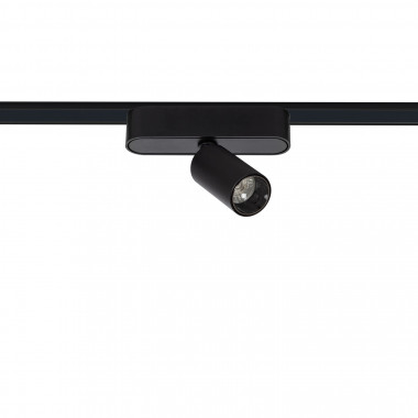 Spot LED 5W CRI90 (UGR16) Noir pour Rail Magnétique Monophasé Extra-Plat 25mm 48V