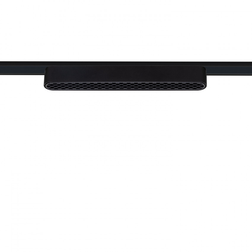 Product van Magneet Rail Linear Spot Eenfase  25mm Super Slim 12W 48V CRI90 Zwart (UGR 13) 222mm  