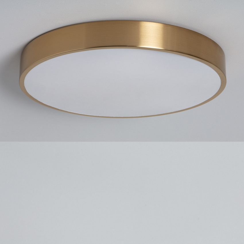 Product van Plafondlamp LED 18W Rond Metaal Ø300 mm CCT Selecteerbaar  Haydn 