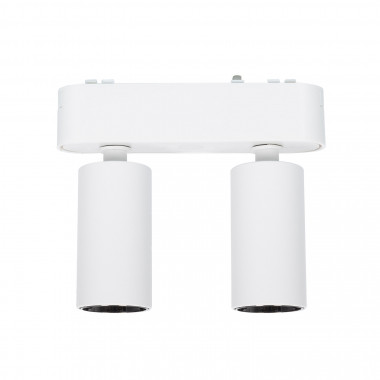 Produkt von LED-Strahler Doppelt für 1-Phasenmagnetschiene 25mm Super Slim 10W 48V CRI90 Weiss UGR16