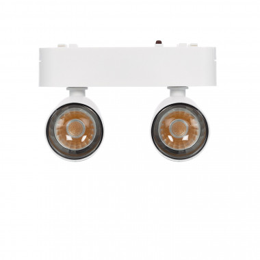 Product of 48v 14W Magentic Single Phase Track 25mm Super Slim Double LED Spotlight CRI90 in White UGR16 