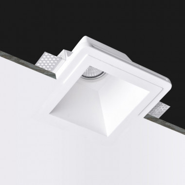 Product of Downlight Square Plasterboard integration for GU10 / GU5.3 LED Bulb UGR17 153x153 mm Cut Out 