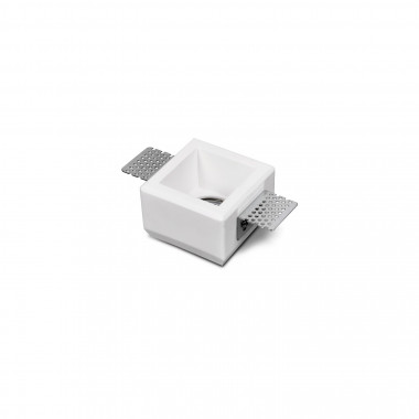 Portafaretto Downlight Integrazione Cartongesso Quadrato per Lampadina LED GU10 / GU5.3 Foro 83x83 mm UGR17
