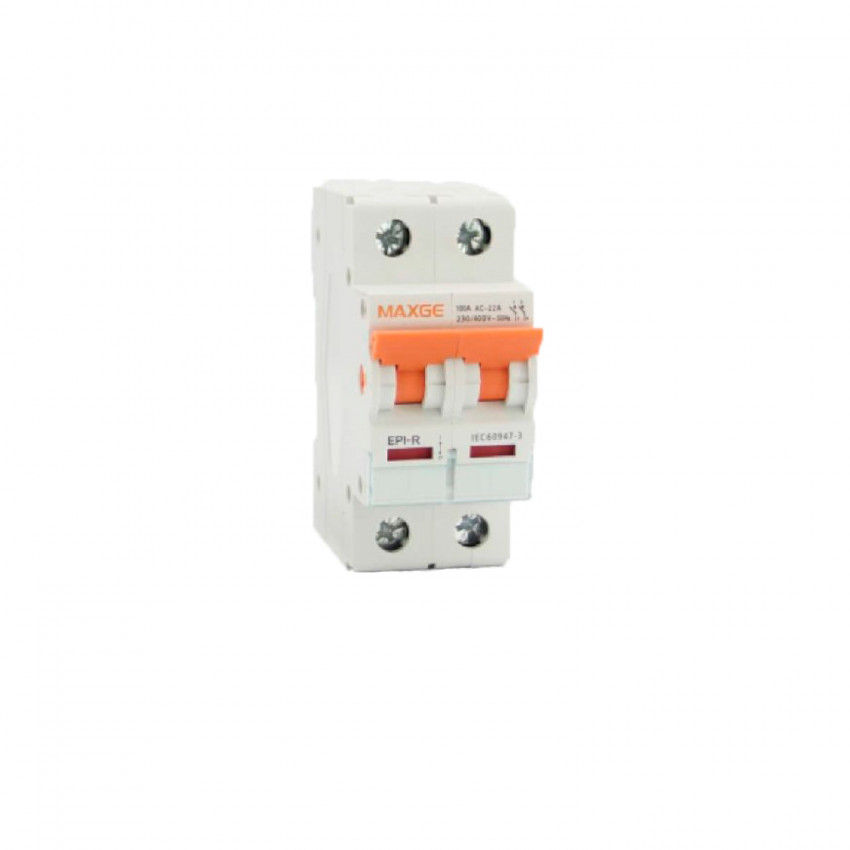 Product of 2P 16-125A MAXGE Alpha+ DIN Rail Switch 2P 16-125A