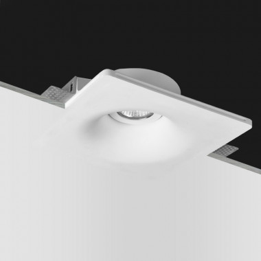 Produit de Collerette Downlight Intégration Plâtre/Pladur pour Ampoule LED GU10/GU5.3 Coupe 207x207 mm UGR17