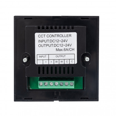 Product van Controller Regelaar Wand  Touch voor LED strip 12/24V DC CCT   