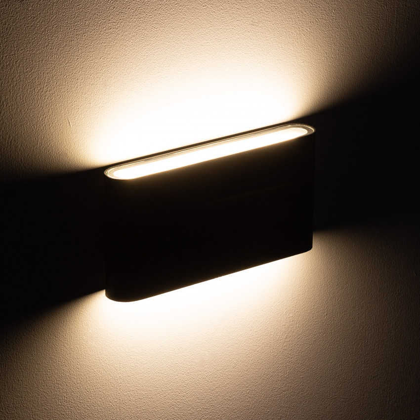 Produkt von LED-Wandleuchte Aussen 12W Aluminium beidseitige Beleuchtung Vesta Schwarz