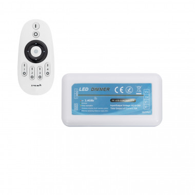 Product of 12/24V DC Monochrome Dimmer Controller with 4 Zones RF Remote