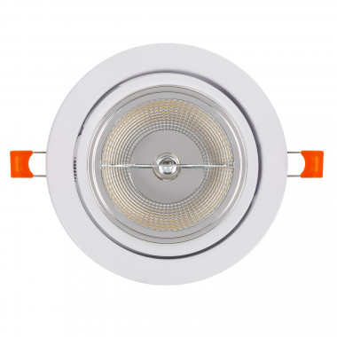 Produkt von Downlight-Ring Einbau Rund Schwenkbar für LED-Glühbirne GU10 AR111 Schnitt Ø 120 mm