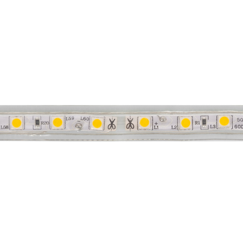 Product of Cool White 4000K - 4500K LED Strip 220V AC 60 LED/m Dimmable IP65