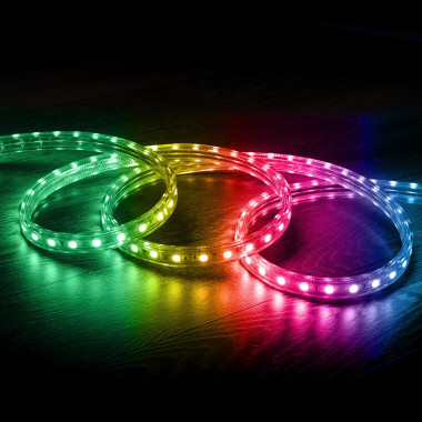 Product of RGB LED Strip 220V AC 60 LED/m IP65 with Click Controller