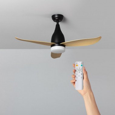 Dhoti Silent Ceiling Fan with DC Motor in Black 58cm