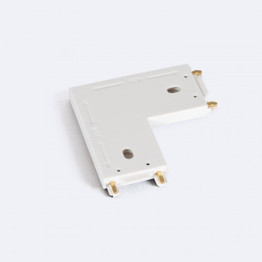Product van Connector Type L Boog  voor Magneetrail Enkelfasige 25mm Super Slim 48V opbouw
