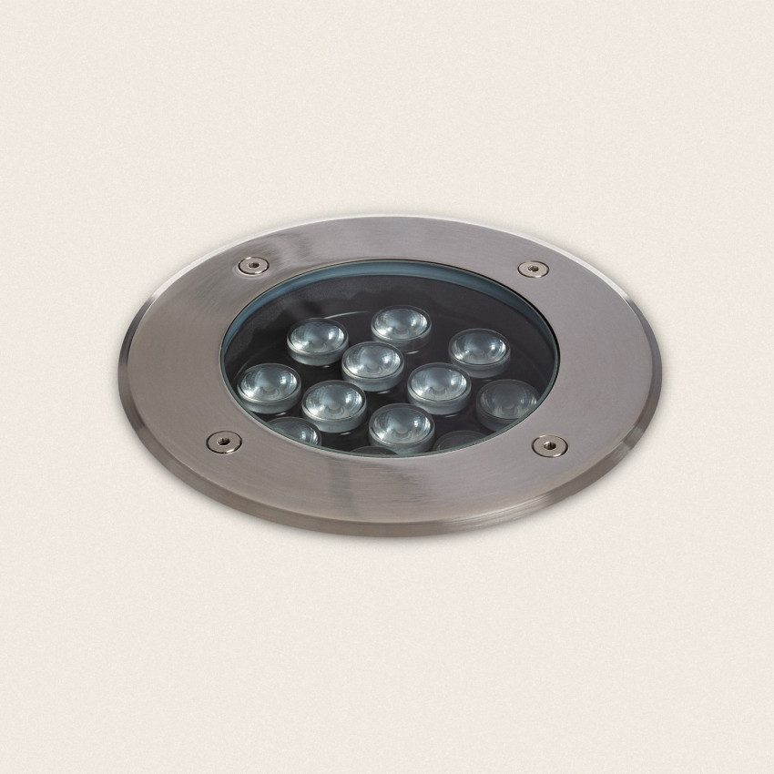 Product of 12W Inox Solid Recessed Ground LED Outdoor Spotlight