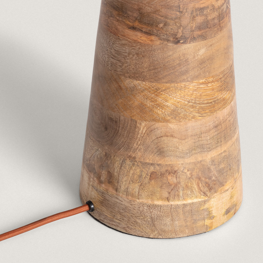 Produkt von Lampenfuß für Tischleuchte Holz Rajesh ILUZZIA