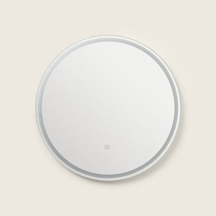 Produkt od Koupelnové Zrcadlo s LED Světlem a Ochranou proti Zamlžení Ø60 cm Jizan 