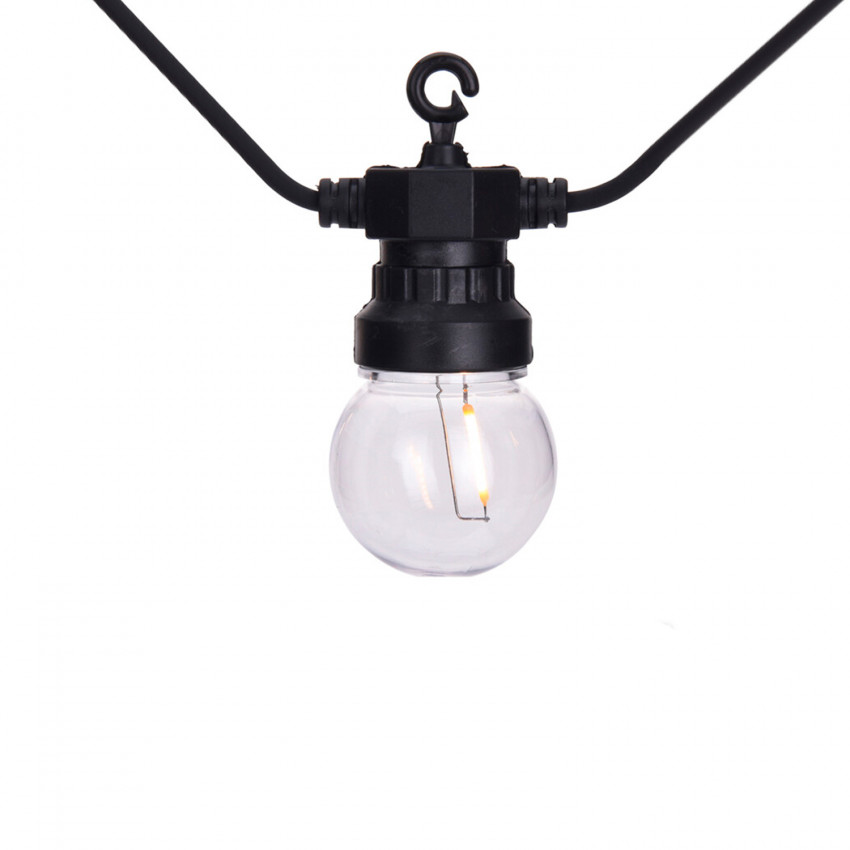 Product van LED Outdoor Slinger Calderona met 10 lampen van 7,5 m 